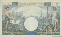 1000 Francs COMMERCE ET INDUSTRIE FRANCIA  1944 F.39.05 AU