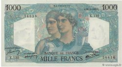 1000 Francs MINERVE ET HERCULE FRANCE  1945 F.41.08 pr.NEUF