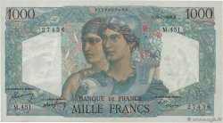 1000 Francs MINERVE ET HERCULE FRANCE  1948 F.41.22 AU