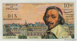 10 Nouveaux Francs RICHELIEU FRANKREICH  1960 F.57.10 fST