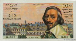 10 Nouveaux Francs RICHELIEU FRANKREICH  1961 F.57.13 fST