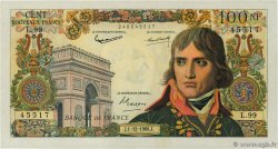 100 Nouveaux Francs BONAPARTE FRANCE  1960 F.59.09 AU-