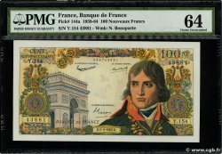 100 Nouveaux Francs BONAPARTE FRANCIA  1962 F.59.14 q.FDC