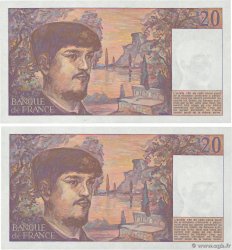 20 Francs DEBUSSY Consécutifs FRANCE  1987 F.66.08W19 NEUF