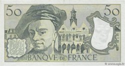50 Francs QUENTIN DE LA TOUR FRANCE  1991 F.67.17 AU-
