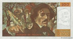 100 Francs DELACROIX FRANCE  1978 F.68.01 AU