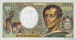200 Francs MONTESQUIEU FRANCIA  1990 F.70.10c FDC