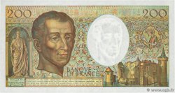 200 Francs MONTESQUIEU FRANCIA  1990 F.70.10c FDC
