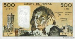 500 Francs PASCAL FRANCIA  1988 F.71.39 q.FDC