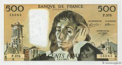 500 Francs PASCAL FRANKREICH  1992 F.71.49 ST