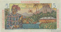 5 Francs Bougainville GUADELOUPE  1946 P.31 MBC