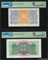 25 et 50 Piastres Petit numéro LIBANON  1942 P.036 et 037 ST