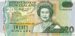 20 Dollars Petit numéro NEW ZEALAND  1994 P.183a