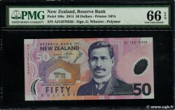 50 Dollars NUEVA ZELANDA
  2014 P.188c FDC