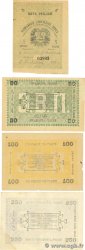 5, 50, 100 et 250 Roubles  Lot RUSIA Achgabat 1919 PS.1141, PS.1142, PS.1143, PS.1145 et PS.1146 MBC
