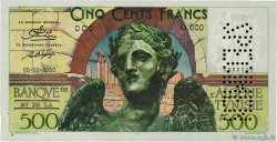 500 Francs Spécimen TUNISIA  1950 P.28s VF