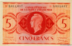 5 Francs FRENCH EQUATORIAL AFRICA  1944 P.15e