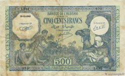 500 Francs ALGÉRIE  1943 P.093