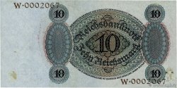 10 Reichsmark ALEMANIA  1924 P.175 SC