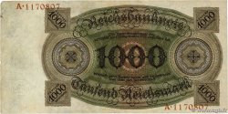1000 Reichsmark GERMANY  1924 P.179 VF-
