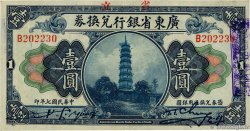 1 Dollar CHINE Canton 1918 PS.2401a