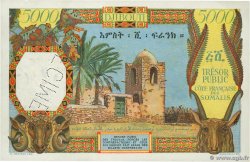 5000 Francs Spécimen DJIBOUTI  1952 P.29s AU+