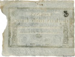 2000 Francs FRANKREICH  1795 Ass.51a VZ+