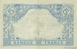 5 Francs BLEU FRANCIA  1912 F.02.05 MBC