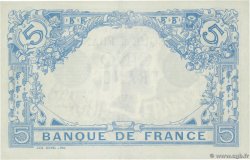 5 Francs BLEU FRANKREICH  1914 F.02.22 VZ+