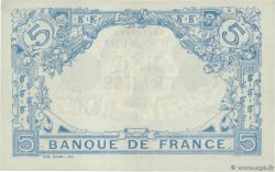 5 Francs BLEU FRANCE  1915 F.02.23 SUP+