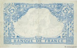5 Francs BLEU FRANCIA  1915 F.02.33 q.SPL