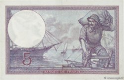5 Francs FEMME CASQUÉE FRANCIA  1920 F.03.04 AU