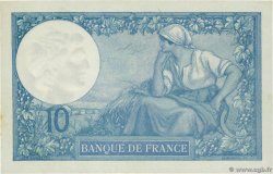 10 Francs MINERVE FRANCE  1916 F.06.01 XF