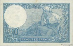 10 Francs MINERVE FRANCIA  1921 F.06.05 MBC