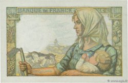 10 Francs MINEUR Grand numéro FRANKREICH  1949 F.08.22a fVZ