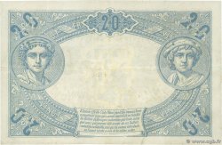 20 Francs BLEU FRANKREICH  1913 F.10.03 fVZ