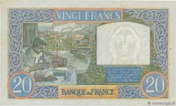 20 Francs TRAVAIL ET SCIENCE FRANCIA  1939 F.12.01 EBC+