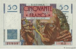 50 Francs LE VERRIER FRANCE  1946 F.20.01 AU