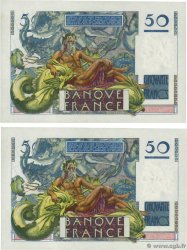 50 Francs LE VERRIER Consécutifs FRANCE  1946 F.20.03 pr.NEUF