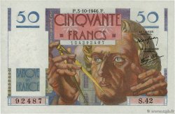 50 Francs LE VERRIER FRANCE  1946 F.20.06 NEUF