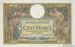 100 Francs LUC OLIVIER MERSON sans LOM FRANCE  1915 F.23.07 SUP+