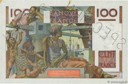 100 Francs JEUNE PAYSAN Spécimen FRANKREICH  1945 F.28.01Spn fST+