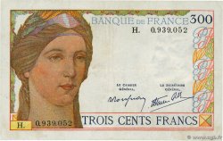 300 Francs FRANCE  1938 F.29.01 VF