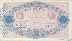500 Francs BLEU ET ROSE FRANCE  1923 F.30.27 TTB