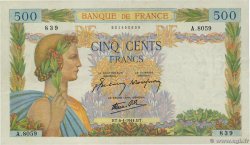 500 Francs LA PAIX FRANCIA  1944 F.32.46 q.SPL