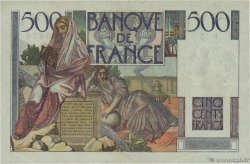 500 Francs CHATEAUBRIAND FRANCE  1945 F.34.01 VF