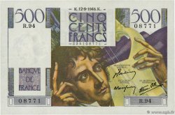 500 Francs CHATEAUBRIAND FRANCE  1946 F.34.06 SUP