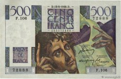 500 Francs CHATEAUBRIAND FRANCIA  1948 F.34.08 q.SPL