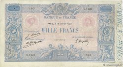 1000 Francs BLEU ET ROSE FRANCE  1923 F.36.39 F+