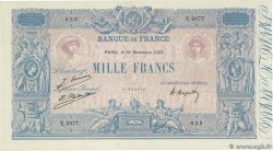 1000 Francs BLEU ET ROSE FRANCIA  1925 F.36.41 EBC